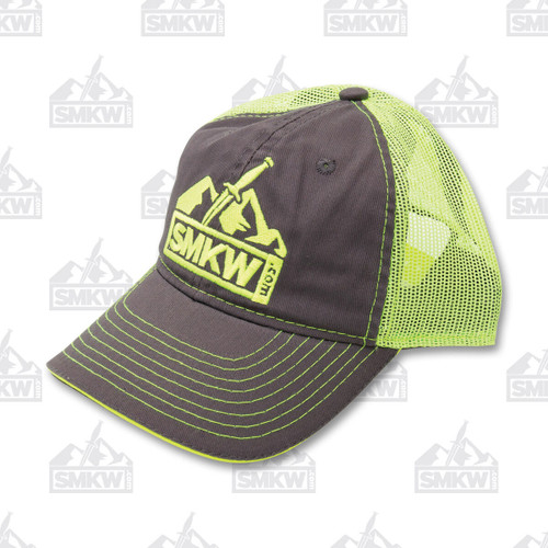 SMKW Logo Hat Neon Yellow Gray