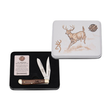 Browning Knives 50th Anniversary Small Trapper Folding Knife Commemorative