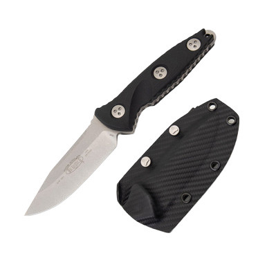 Microtech SOCOM Alpha Mini Stonewash S/E Black G-10
