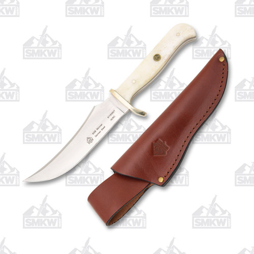 Puma SGB Skinner White Smooth Bone 5.2 Inch Plain Satin Trailing Point 1