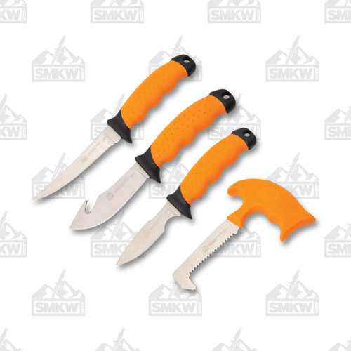 Puma XP 6 Piece Packable Orange Game Processing Knife Set