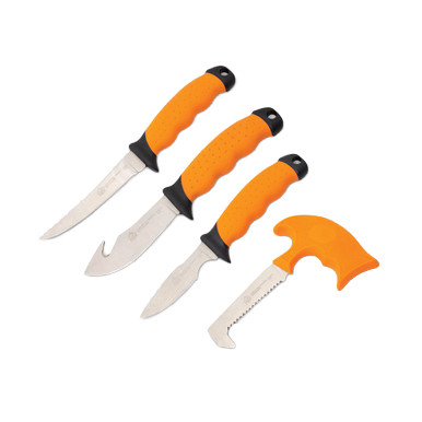 Puma XP 6 Piece Packable Orange Game Processing Knife Set PKC7676010