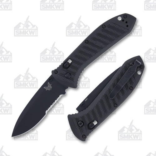 Benchmade 570SBK1 Presidio II Folding Knife Black Partially Serrated