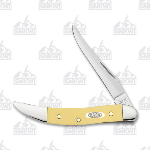 Case Yellow Synthetic Small Texas Toothpick Folding Knife