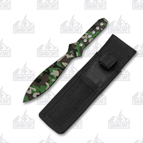 Camo Throwing Knife Set