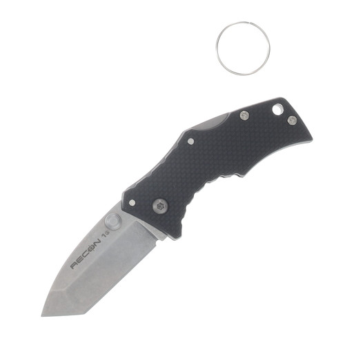 Cold Steel Micro Recon 1 Tanto Folding Knife 2in Stonewash Blade CS27DT