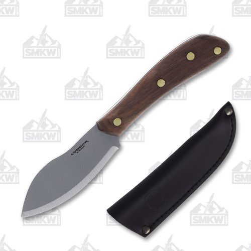 Condor Nessmuk Walnut Bead Blasted 4in Fixed Blade Knife