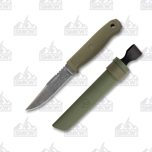 Condor Bushglider Fixed Blade Knife Army Green