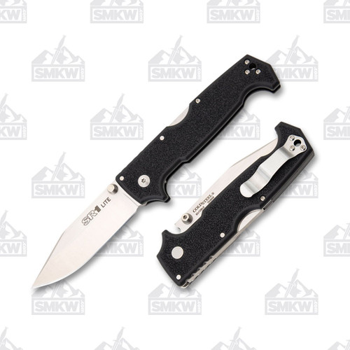 Cold Steel SR1 Lite Folding Knife 4in Plain Satin Clip Point 1