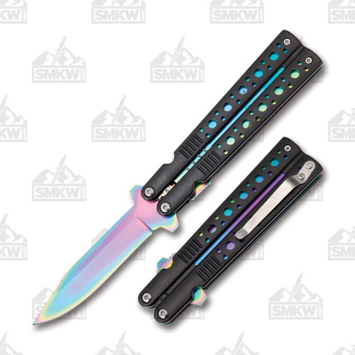 Balisong-Style Linerlock Folding Knife (Spectrum)