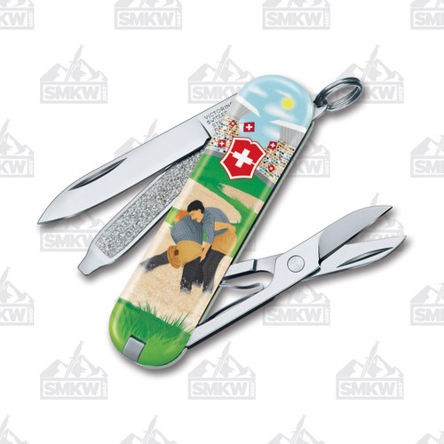 Victorinox Classic SD Swiss Army Knife Swiss Wrestling Limited Edition 2020