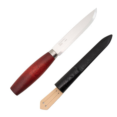 Morakniv Knives Classic No. 3 Fixed Blade Red Birch 5.35in Clip Point