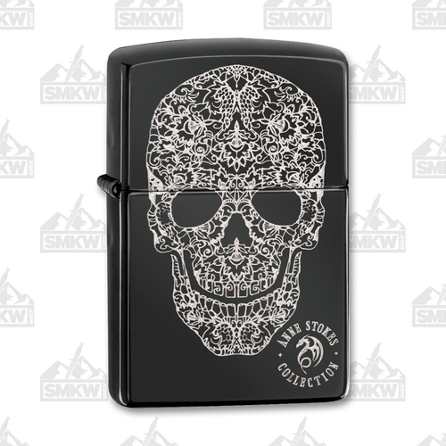 Zippo Anne Stokes Skull Lighter