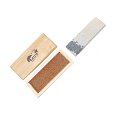 Gatco 6in Natural Soft Arkansas Stone with Wood Case