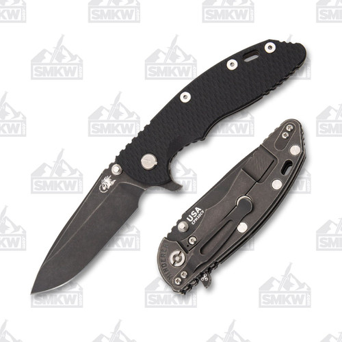 Hinderer Knives XM-18 Battle Black 3.5in Plain Battle Black Spear Point 1