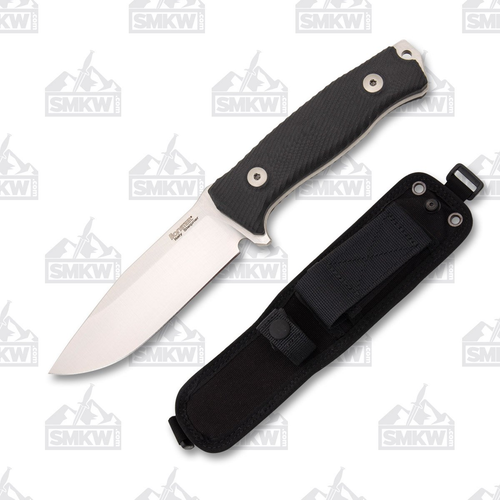 LionSteel M5 Fixed Blade Knife G10 4.53in Plain Satin Drop Point 1