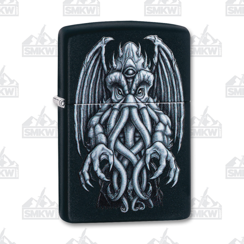 Zippo Black Matte Mythical Creature Lighter