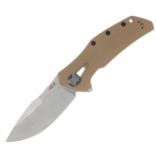 Zero Tolerance 0308 Folding Knife Coyote Tan 3.75in Plain SW Drop Point ZT0308