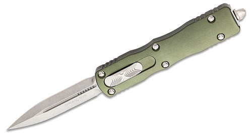 Microtech Dirac Dagger D/E Stonewash Automatic OD Green Knife