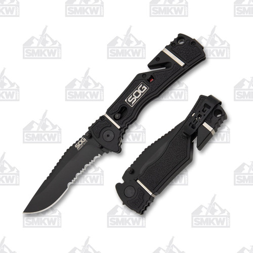 SOG Trident Elite Partially Serrated