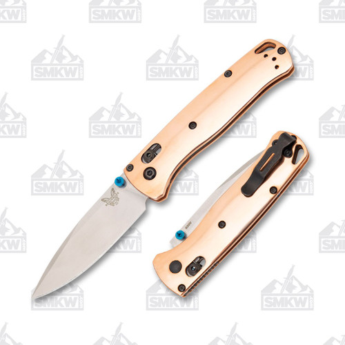 Benchmade 535 Bugout Folding Knife Brass SMKW Custom