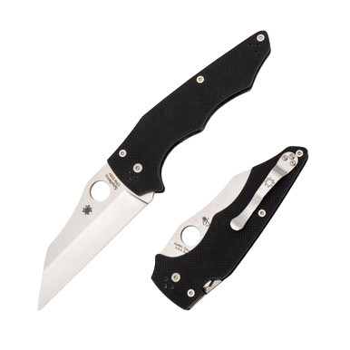 Spyderco Yojumbo Folding Knife 3.98 Inch Plain Satin Wharncliffe
