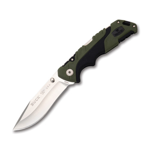 Buck 659 Pursuit Large Folding Knife 3.62in Satin Plain Drop Point