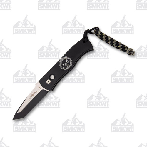 ProTech Emerson CQC7 Automatic Knife Two Tone Tanto/Black with Punisher Skull AUPTE7T3PUN