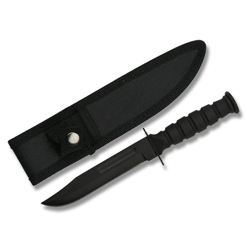 Mini Military Bowie Knife Clip Point Blade