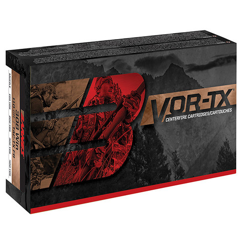 Barnes VOR-TX 223 Remington Ammunition Brass 20 Rounds 55 Grain TSX Flat Base HP