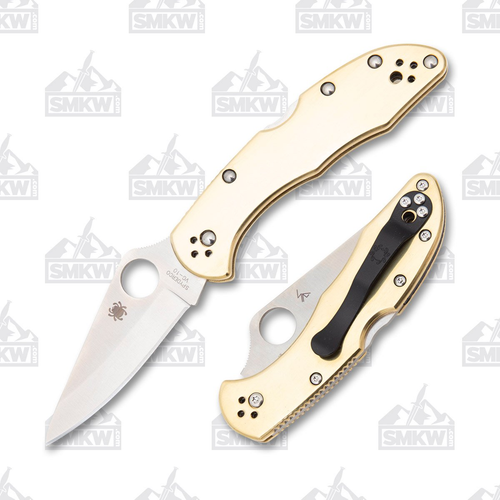 Spyderco Delica Brass Lockback