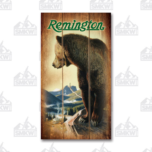 Remington Bear Valley Wood Sign