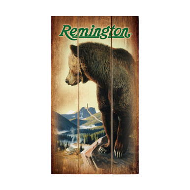 Remington Bear Valley Wood Sign