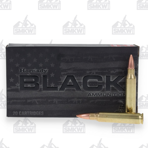 Hornady Black Ammo 5.56 NATO Ammunition 62 Grain 20 Rounds  FMJ