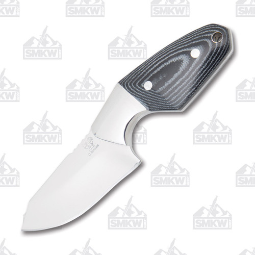 Hen & Rooster Stubby Skinner Blade Knife 4 Inch Plain Polished Skinner