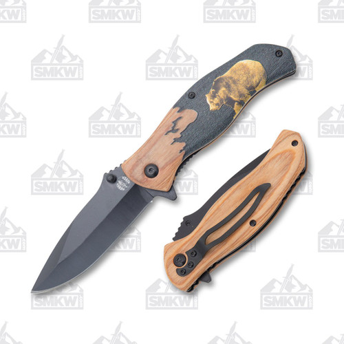 Frost Ocoee River Bear Wildlife Linerlock FROC04B