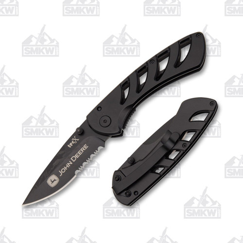 Tec-X John Deere Exo-Lock Black Folding Knife