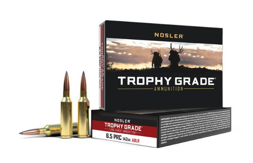 Nosler Trophy Grade 6.5 PRC 142gr AccuBond LR Polymer Tip Brass 20 Rds