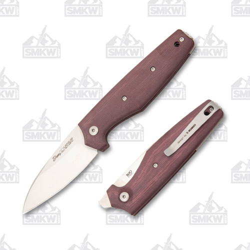 Viper DAN 2 Burgundy Canvas Micarta