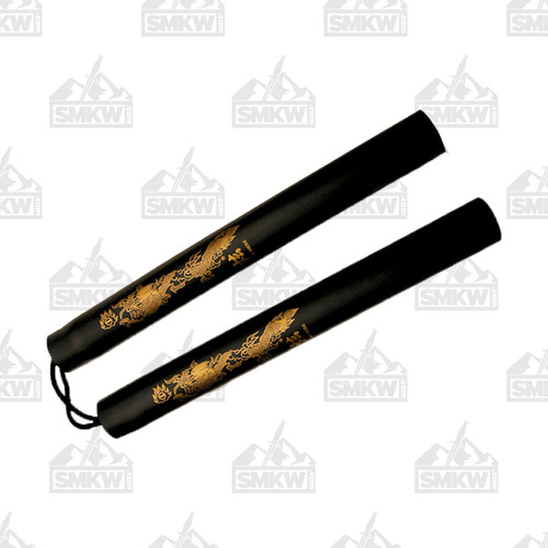 Black Dragon 12' Rubber Nunchaku