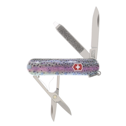 Victorinox Classic Swiss Army Knife Rainbow Trout SMKW Special Design