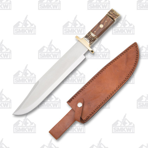 Frost Trophy Stag Bowie Fixed Blade