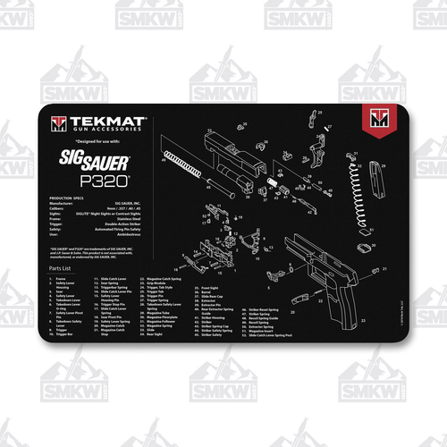 TekMat Sig Sauer P320 Gun Cleaning Mat