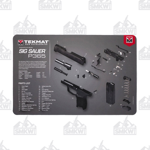 TekMat Sig Sauer P365 Gun Clean Mat