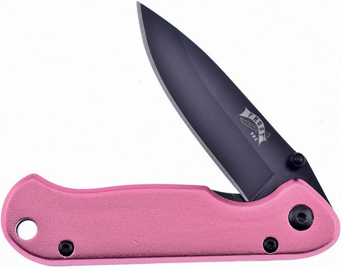Frost Cutlery Pink Aluminum Linerlock Folding Knife