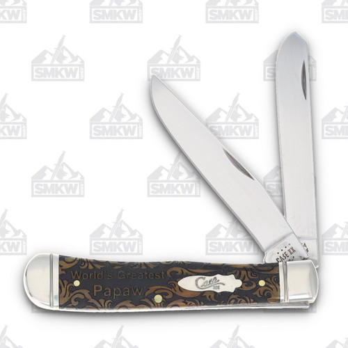 Case XX World's Greatest Papaw Trapper Folding Knife