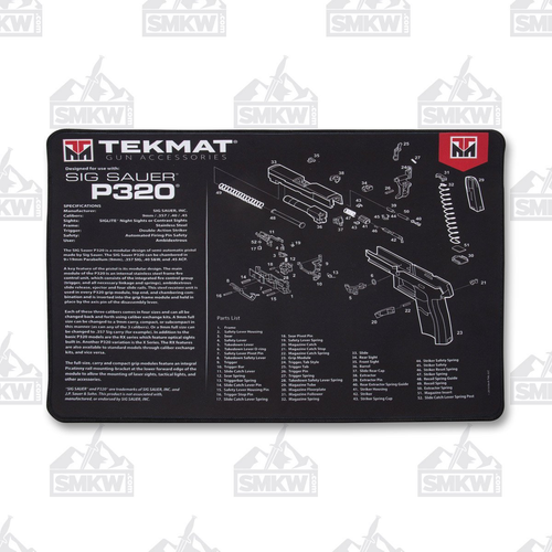 TekMat Ultra 20 Gun Cleaning Mat Sig Sauer P320 1