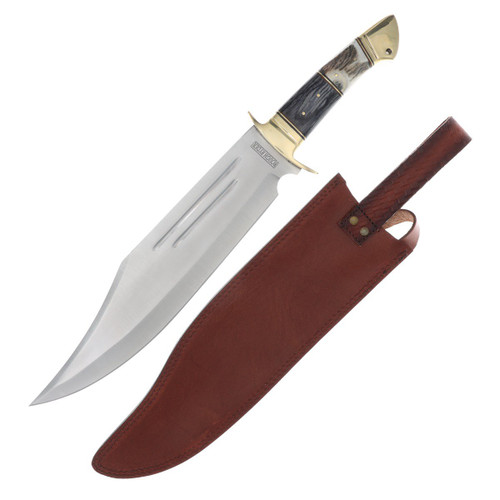 Rough Ryder Stag & Black Pakkawood Bowie
