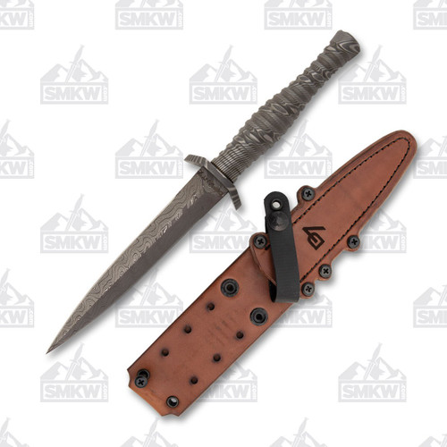 Defiant 7 Rook 6 Fixed Blade Knife Damascus