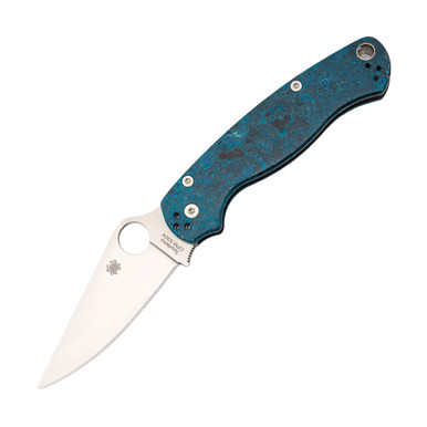 Spyderco Para Military 2 Shipwrecked Copper 3.45in Plain Satin Clip Point SMKW Exclusive SPC81GP2CUSW